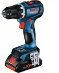 Bosch GSR 18V-90 C L-BOXX Akku-Bohrschrauber - Schwarz/Blau/Rot
