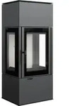 Kaminofen aus Stahl KRATKI THOR VIEW &Oslash; 150 8 kW - Schwarz