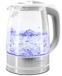 Cecotec 01510, 1,7 l, 2200 W, Transparent, Wei&szlig;, Glas, Wasserstandsanzeige,