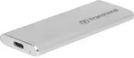 Transcend ESD260C, 500 GB, USB Typ-C, 3.2 Gen 2 (3.1 Gen 2), Passwortschutz, Silber