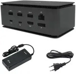 D I-Tec Usb4 Dual Dock + Charger - Schwarz