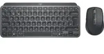 Logitech MX Keys Mini Combo for Business, UK Layout, QWERTY, Maus + Tastatur - Grau