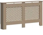 vidaXL Heizk&ouml;rperverkleidung 152x19x81,5 cm MDF - Braun