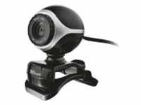 Trust Exis Webcam 300K mit Mikrofon, schwarz silber