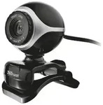 Trust Exis Webcam, 0,3 MP, 640 x 480 Pixel, 30 fps, Manuell, Auto, USB 2.0 - Schwarz