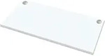 Levado Tischplatte 160 cm, wei&szlig;, 2 Kabeldurchf&uuml;hrungen - Wei&szlig;