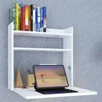 VCM Holz H&auml;nge Klapp Schreibtisch Wandschreibtisch Computertisch Ablage Dralis -