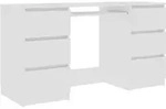 vidaXL Schreibtisch Wei&szlig; 140x50x77 cm Holzwerkstoff - Wei&szlig;