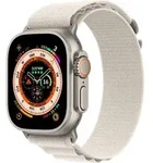 Apple Alpine Loop Apple Watch 42mm / 44mm / 45mm / 49mm Large Starlight - Wei&szlig;