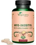 Vegavero Myo-Inositol Complex | 120 Kapseln | mit Q10, Resveratrol, Vitamin B6, Zink