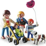 PLAYMOBIL 3209 Familienspaziergang mit Buggy - Bunt