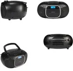 MEDION E66476 Stereo Sound System (Boombox, CD-Player, MP3, Kassette, tragbarer
