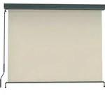 Senkrechtmarkise Balkon 120x250cm Markise mit Kassette Sichtschutz Outdoor...