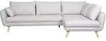Miliboo - 5-Sitzer skandinavisches Ecksofa hellgrau CREEP - Hellgrau