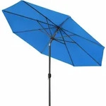 paramondo interpara Sonnenschirme Rund, 3,5m, blau / Gestell, anthrazit knickbar,
