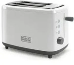 Black & Decker BXTO820E, 2 Scheibe(n), Wei&szlig;, Kunststoff, Tasten, Niveau, Drehregler,