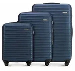 WITTCHEN Reisekoffer 3er Koffer-Set Rollkoffer Trolley Handgep&auml;ck Reisekofferset -