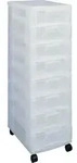 Really Useful Box - Box ladenblok 8 x 7 l, transparant - Transparent
