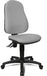 Topstar B&uuml;rostuhl Point 60, 8160G23 Stoff grau, Gestell schwarz - Grau