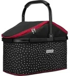 K&uuml;hlkorb 25 L Schwarz Rot Sn&ouml;vit - schwarz weiss - Schwarz