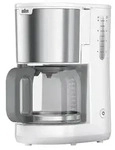 Braun KF 1500, Espressomaschine, Gemahlener Kaffee, 1000 W, Wei&szlig; - Wei&szlig;