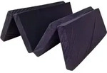 Natalia Spzoo Klappmatratze Faltmatratze 180 x 120 x 8 cm, Schwarz - Schwarz