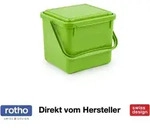 Komposteimer 5 l , Farbe:Mistletoe gr&uuml;n - Gr&uuml;n