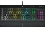 Gaming Tastatur Corsair K55 RGB PRO Schwarz Qwerty Spanisch - Schwarz