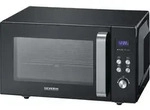 SEVERIN MW7763 Mikrowelle 2-in-1 schwarz - Schwarz/Silber