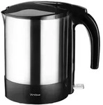 Trisa Comfort Boil W4875, 1,7 l, 2200 W, Schwarz, Satinierter Stahl, Edelstahl,