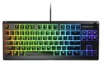 Steelseries Apex 3 TKL, Mini, Kabelgebunden, USB, QWERTY, RGB-LED, Schwarz - Schwarz