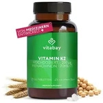 Vitabay Vitamin K2 200 &mu;g - 365 vegane Tabletten - MK-7 all-trans - hochdosiert &