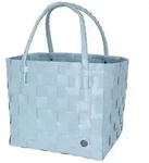 HANDED BY Shopper Paris faded blue blau Tasche Korb Schulter Hand &Ouml;ko Einkauf - Blau