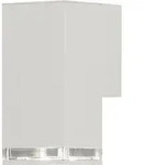 Konstsmide Pollux Wandleuchte ab mit 1xStreifen weiss, 1xGU10 Sockel, max 1x7W, 240V,