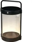 Konstsmide Solar-LED Laterne Crotone | schwarz | Indoor/Outdoor | Aluminum/Glas | 2