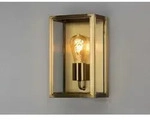 Au&szlig;enwandlaterne Messing 30cm - Gold