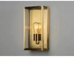 Au&szlig;enwandlaterne Messing 40cm - Gold