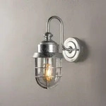 Konstsmide Wandleuchte Cerignola Wandl. E27 galvanisiert klares Glas