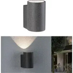 Paulmann LED Au&szlig;enwandleuchte Concrea - Schwarz