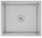 vidaXL Handgemachte Einbausp&uuml;le Edelstahl - Silber