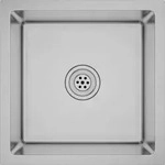 vidaXL Handgemachte Einbausp&uuml;le Edelstahl - Silber