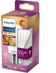 Philips Filament-Lampe, Milchglas, 100W A60 E27, 10,5 W, 100 W, E27, 1521 lm, 15000