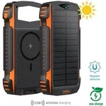4smarts Solar Powerbank TitanPack UltiMag 20000mAh. schwarz - Schwarz/Orange