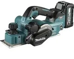 Makita Akku-Hobel 40V max. / 4,0 Ah, 2 Akkus + Ladeger&auml;t im MAKPAC KP001GM201
