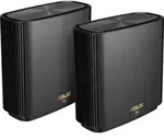 ASUS ZenWiFi AX (XT9) AX7800 2er Set Schwarz, Schwarz, Intern, Mesh-System,...