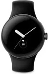 Google Pixel Watch matte black stainless steel 41mm obsidian active band DE - Schwarz