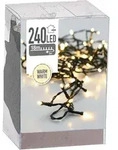 Nedis LICHTERKETTE 240 LED WW AUSSEN, Girlande, Gr&uuml;n, Wei&szlig;, Weihnachten, 21 m,