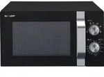 Sharp R204BA Solo-Mikrowelle 6 Leistungsstufen - 800 Watt Leistung...