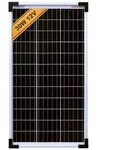 enjoy solar&reg; Solarpanel klassisches monokristallines Solarmodul 50W 12V...