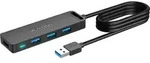 USB 3.0 4-Port Hub Vention CHLBF 1m, Schwarz